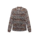 Aaiko top met dierenprint - bruin