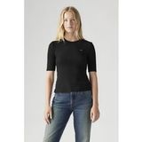 Levi's Luca Slim Tee T-shirt voor dames, caviar, XXS