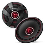 Pioneer TS-M801PRO, Audioluidsprekers in de auto, volledig bereik, heldere geluidskwaliteit, eenvoudige installatie en verbeterde basweergave, 8" luidsprekers