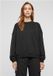 Urban Classics Dames Oversized Light Terry Crewneck Sweatshirt Zwart XS