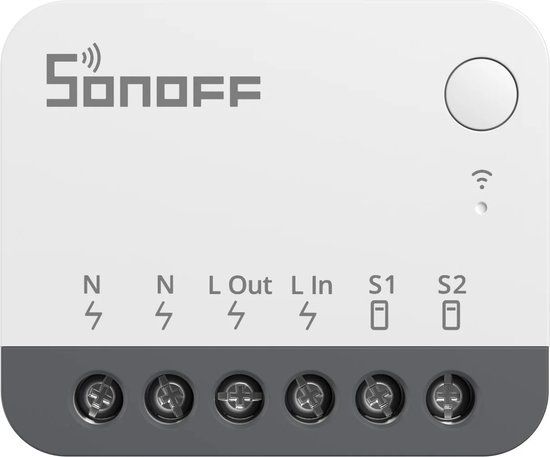 Sonoff ZBMINIR2 - Slimme Zigbee 3.0 Schakelaar - Compatibel met Home Assistant - Wit