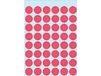 HERMA 1866 rond 12mm fluor rood 240stuks