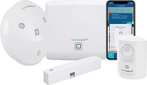 Homematic IP HMIP-SK7 Smart Home Alarm Starter Set, Wit