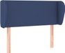 vidaXL Hoofdbord - Stof - Blauw - 83x23x78/88 cm