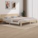 Maison Exclusive - Lit en bois massif de pin, dimensions 200x200 cm