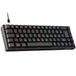 KOORUI Mechanisch toetsenbord, 60% gaming-toetsenbord met 12 toetsen, multifunctionele USB-kabel, volledige rollover, Duitse QWERTZ-lay-out voor Windows MacOS Linux, rode schakelaar, zwart