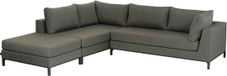 WOOOD Sicilië Loungeset Tuin – Aluminium – Groen – 60x246x262