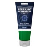 Lefranc Bourgeois 300392 fijne acrylverf, hoog gepigmenteerd, goede dekking, romige homogene textuur - 80ml tube, Medium Green