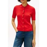 Tommy Hilfiger Polo en rayonne côtelée ajusté Fireworks Taille : S