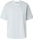 PIECES Shirt 'PCSadie' lichtblauw / wit