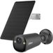 Dahua BF8C Bewakingscamera voor buiten, zonne-energie, 8 MP met 4K Ultra HD en 122° gezichtsveld, zonne-camera, wifi-camera voor buiten, met AI-detectie, nachtzicht, IP66, tweeweg-audio, zwart