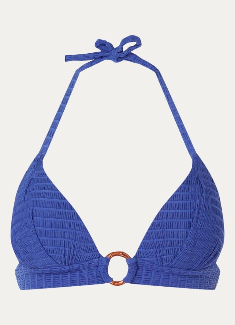 Banana Moon Misko Groove Push-Up Triangle Bikini Top with Smocking