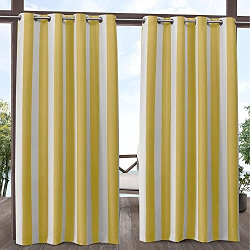 Exclusieve Home Curtains Canopy Stripe Panel Pair