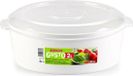PlasticForte Magnetronschaal - 2 liter - wit/transparent - kunststof - BPA vrij