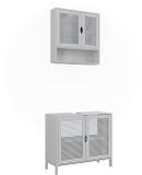 Vicco Badkamermeubelset Liora, Wit, 2 delen