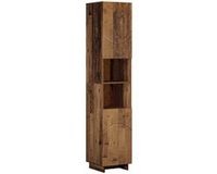 vidaXL Badkamerkast Oud hout 36.5 x 38 x 180 cm