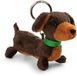NICI Porte-clés teckel 10 cm - marron