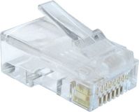 CableXpert RJ45 krimp connectoren voor CAT6 UTP installatiekabel - 100 stuks