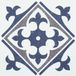 d-c-fix set van 6 tegelstickers voor wanden 15 x 15 cm Nadia blauw