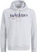 JACK&JONES JJTOM SWEAT HOOD SN Heren Sweater XL Wit Melange