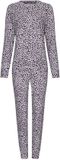 Pastunette Purple Pebbles Pyjama Fleece Paars/Grijs Maat 48