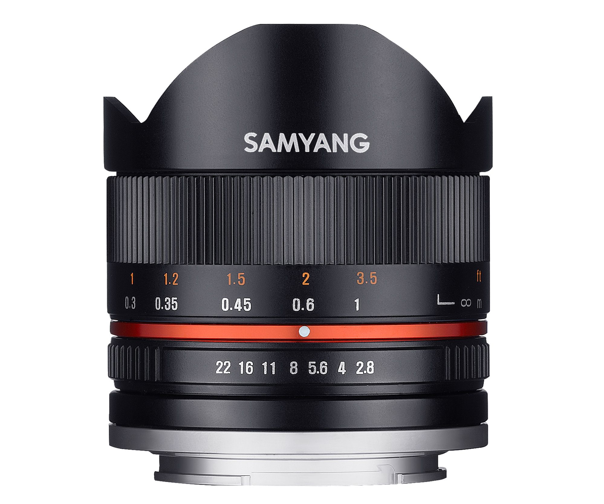 Samyang 8mm F2.8 UMC Fish-eye II - Fujifilm X - Zwart
