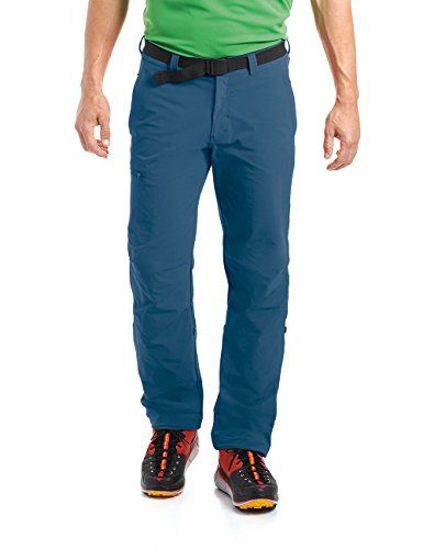 Maier Sports Nil Broek Mannen Vaandrig Blauw Polyester Waterafstotend Sneldrogend