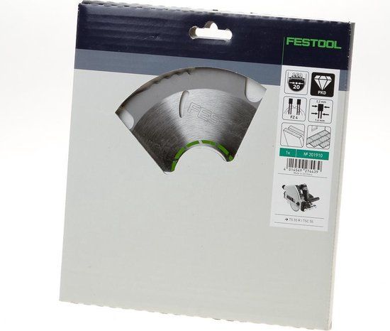 Festool 201910 Diamant Cirkelzaagblad - 160 x 20 x 4T - Gips - 4014549274439