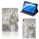 B2Ctelecom Lenovo Tab E10 Leuk Tablet hoesje Beton Print