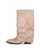 POSH by Poelman PS Poelman Lois cowboylaarzen met flap taupe