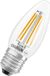 Osram LED-lamp Ster kaarsvorm B40 filament, 2700 K warm wit, 3,4 W, E27, helder, 470 lm, 15.000 h