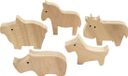 Creativ Company Houten dieren boerderij - 10 stuks