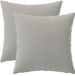 vidaXL - Kussensloop - 2 pcs - HEERLEN - Grijs - 35 x 35 cm - Polyester