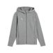 PUMA Sweat à Capuche teamFINAL Casuals Full Zip - Gris/Argenté, pointure X-Small