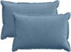 vidaXL - Kussensloop - 2 stuks - Blauw - 40 x 60 cm - corduroy