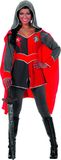Wilbers Ridderdame Gwen grijs/rood - Maat 44