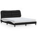 vidaXL Bedframe Hvar Kunstleer Zwart en Wit 160x200 cm
