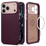 Spigen Nano Pop MagFit Coque Compatible avec Apple iPhone 18 Pro / 17 Pro - Coque arrière Compatible MagSafe / Qi2 - Bordeaux