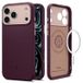 Spigen Nano Pop MagFit Coque Compatible avec Apple iPhone 18 Pro / 17 Pro - Coque arrière Compatible MagSafe / Qi2 - Bordeaux