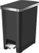 EKO Hana Slim 1 Pedaalemmer 10 liter Zwart Plastic