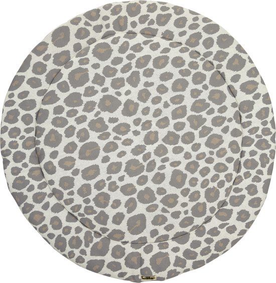Meyco Baby Panter Boxkleed Rond - Neutral - ⌀95cm