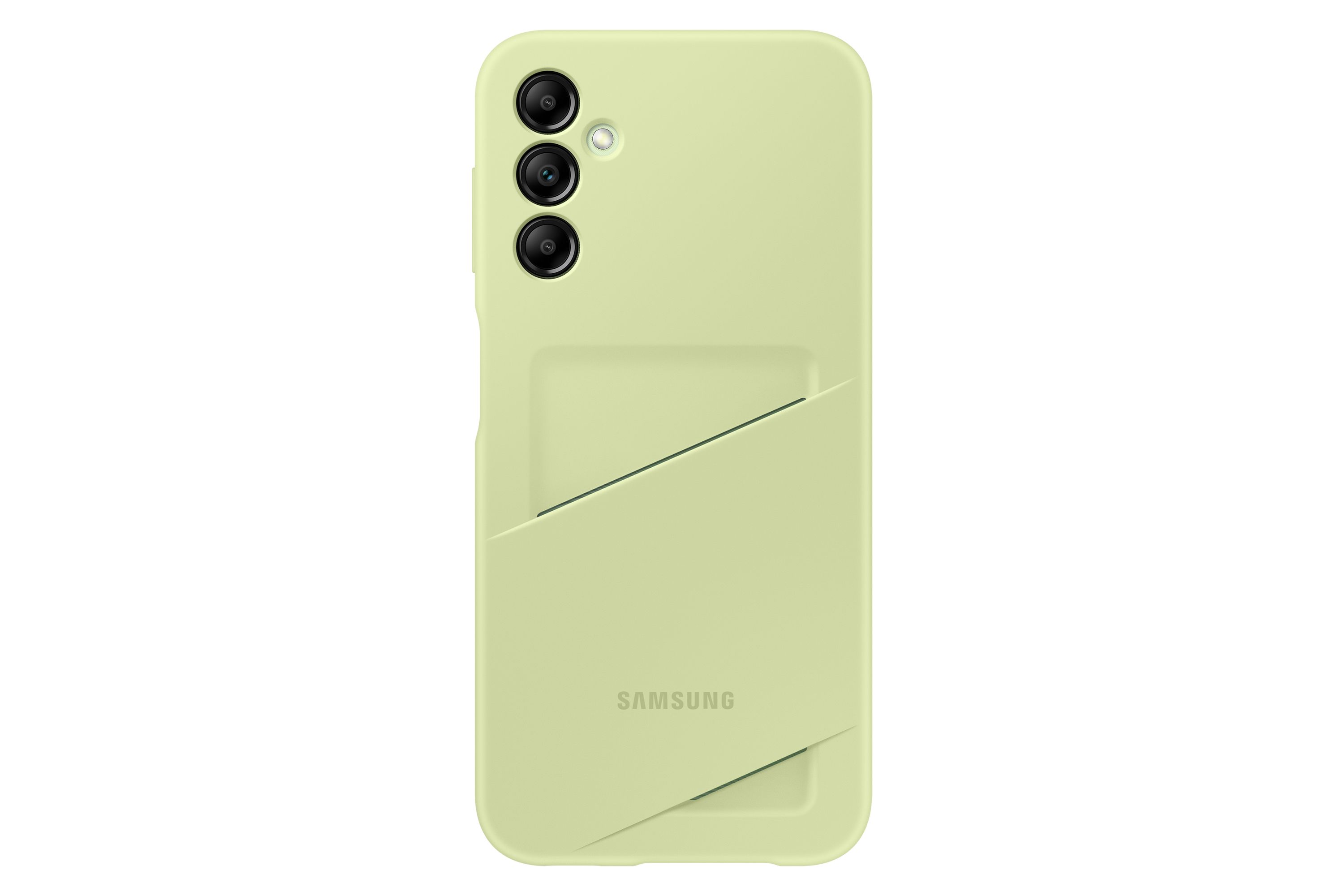 Samsung Galaxy A14 5G / A14 Hoesje - Card Slot Cover - Limoen