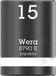 Wera 8790 B Impaktor-dop met 3/8\"-aandrijving, 15 x 30 mm - 05005506001