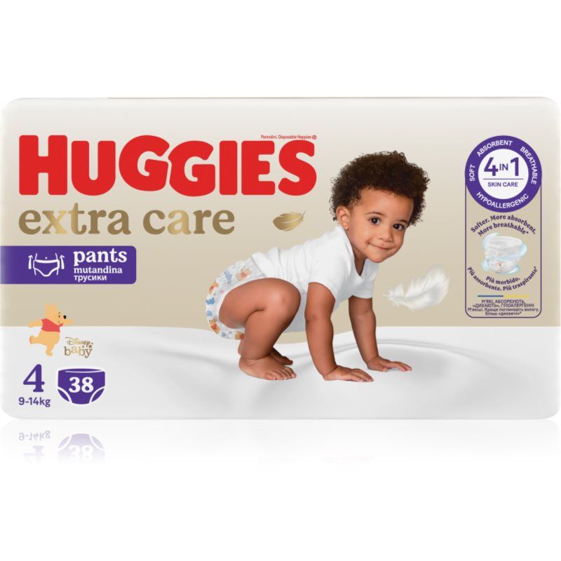 HUGGIES Extra Care Pants rozmiar 4 (38 sztuk)
