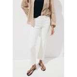 Mango Straight Leg Jeans - Wit