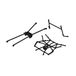 ARRMA ARA320700 Body Cage Inner Supports, Zwarte Auto