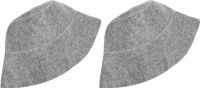 Chapeau de sauna gris