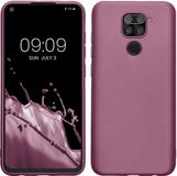 kwmobile telefoonhoesje geschikt voor Xiaomi Redmi Note 9 - Hoesje voor smartphone - Back cover in metallic lila