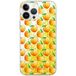 ERT GROUP mobiel telefoonhoesje voor Apple iPhone 12 PRO MAX Babaco patroon Peaches 001 met glitter overloopeffect