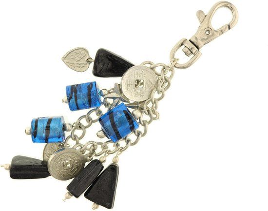 Behave Tassen Hanger - Sleutelhanger - Zilver-kleur - 12 cm